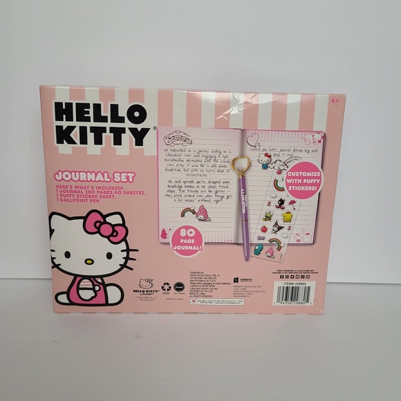 Sanrio Hello Kitty journal gift set New - Picture 9 of 12